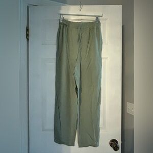 High Wasted Sage Green Pants